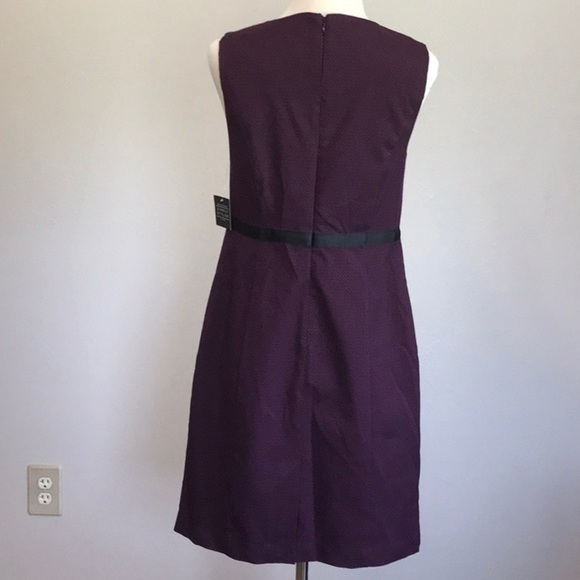 SIMPLY Styled Size S Burgundy and Black Sleeveless A-line Dress NWT - Picture 3 of 8